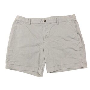 Chubbies Shorts Mens 40 Beige 7" Inseam Stretch Chino Casual Summer Flat Front